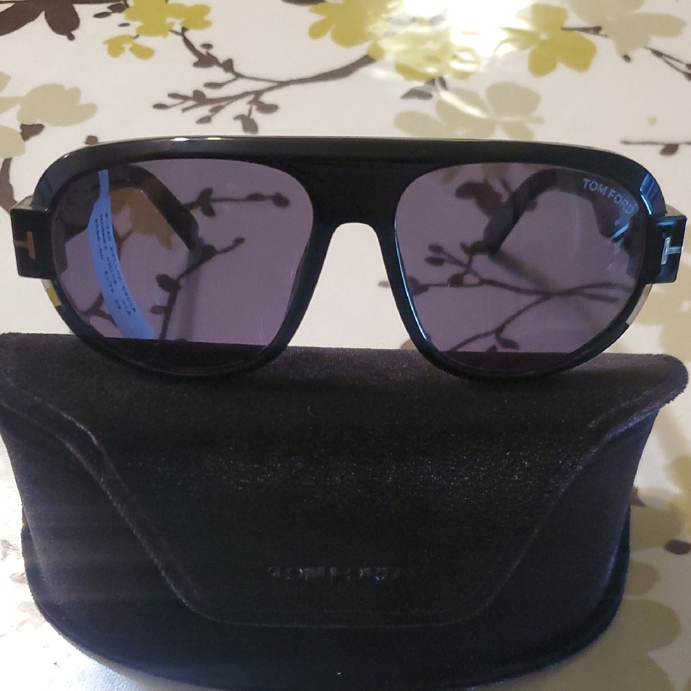 Tom Ford Dark Aviator Sunglasses